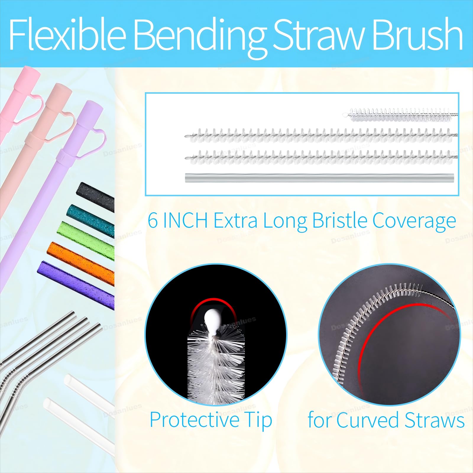 Dosanlues Stanley/Hydro Flask-compatible brushes for popular bottles