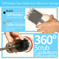 Dosanlues straw cleaner 12inch targets long straws for a spotless sip