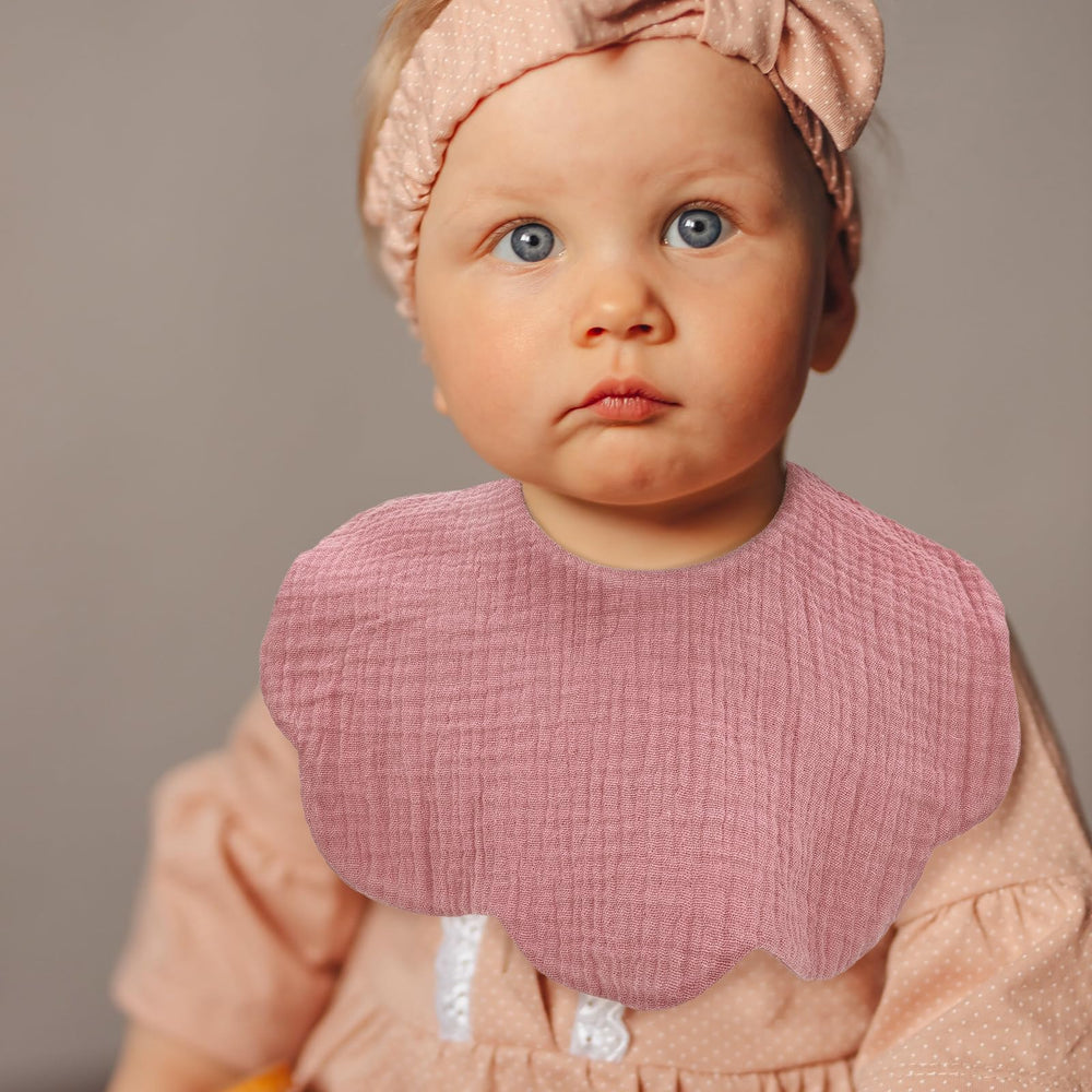 DOSMINE packaged blue bibs set indicates gift-ready presentation for baby showers.