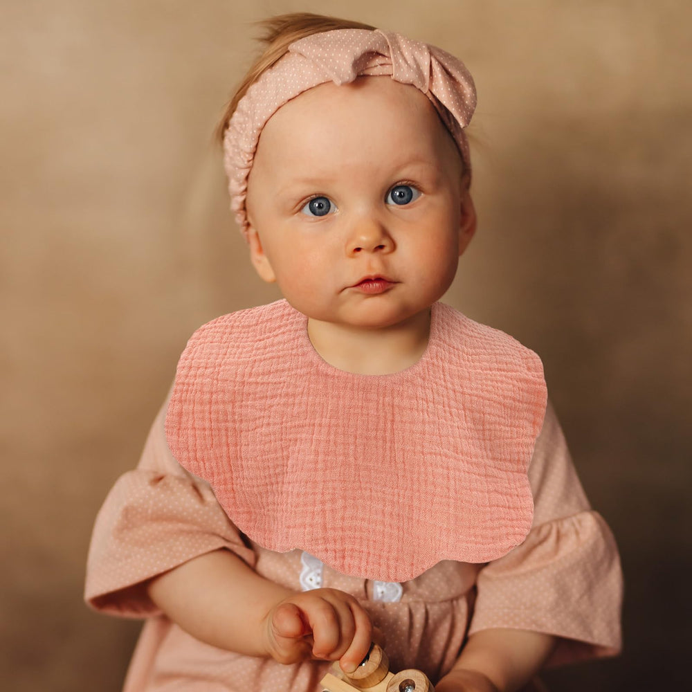 DOSMINE baby bibs unisex prints suit boys and girls for easy coordination.