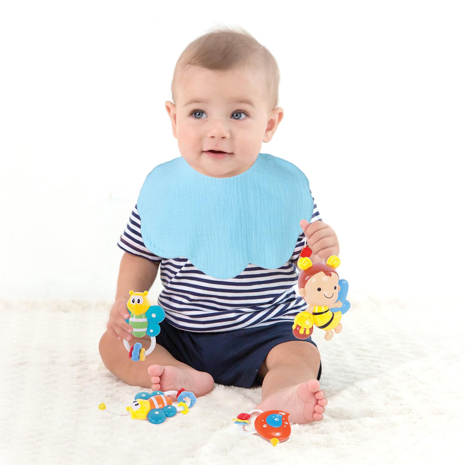 DOSMINE Bibs are hand and machine washable for easy cleanup