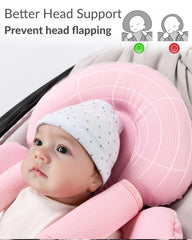 Dots Pink breathable fabric promotes airflow for comfortable seating