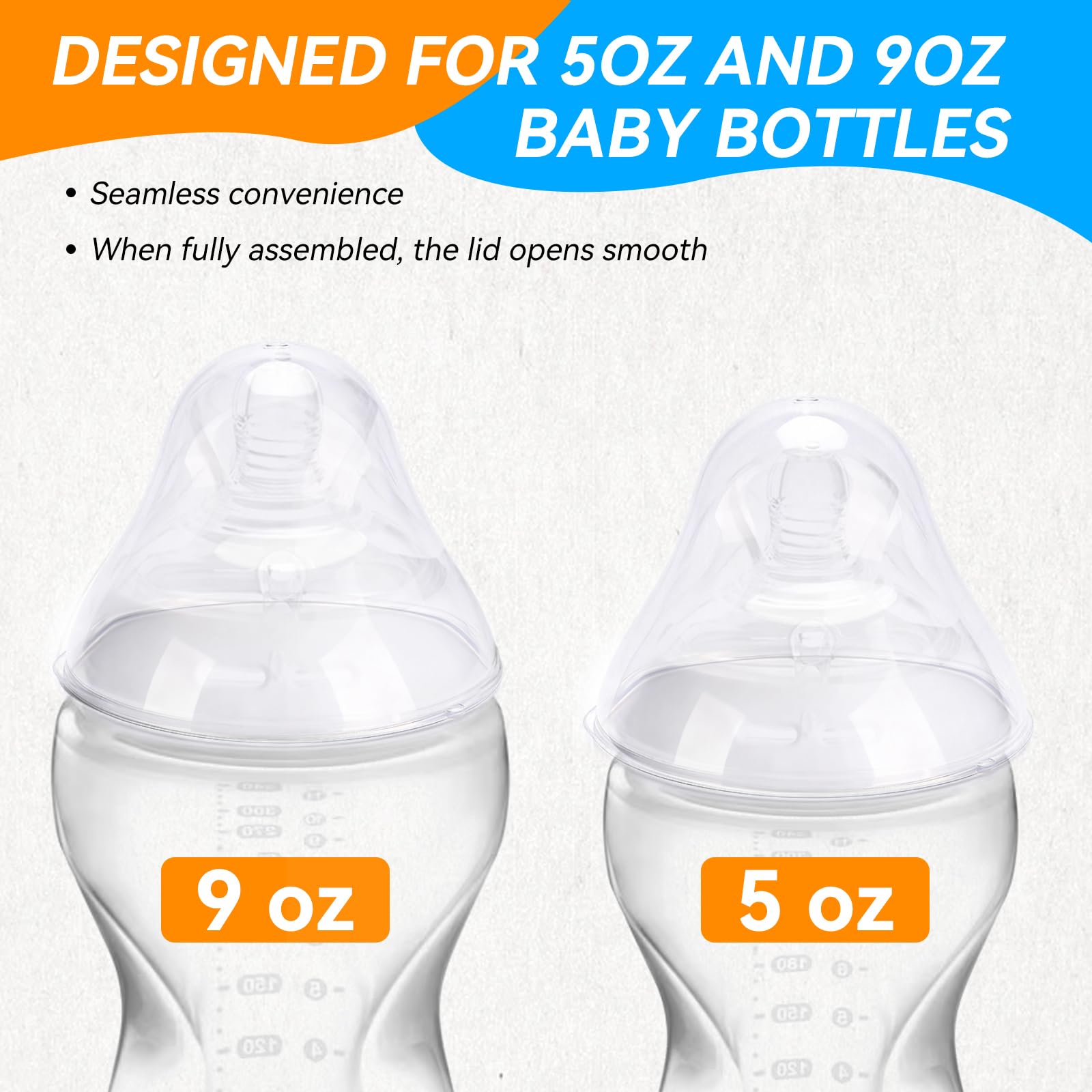 Dotshnk cap size 7.4x7.4x5.5cm fits 5oz and 9oz bottles.