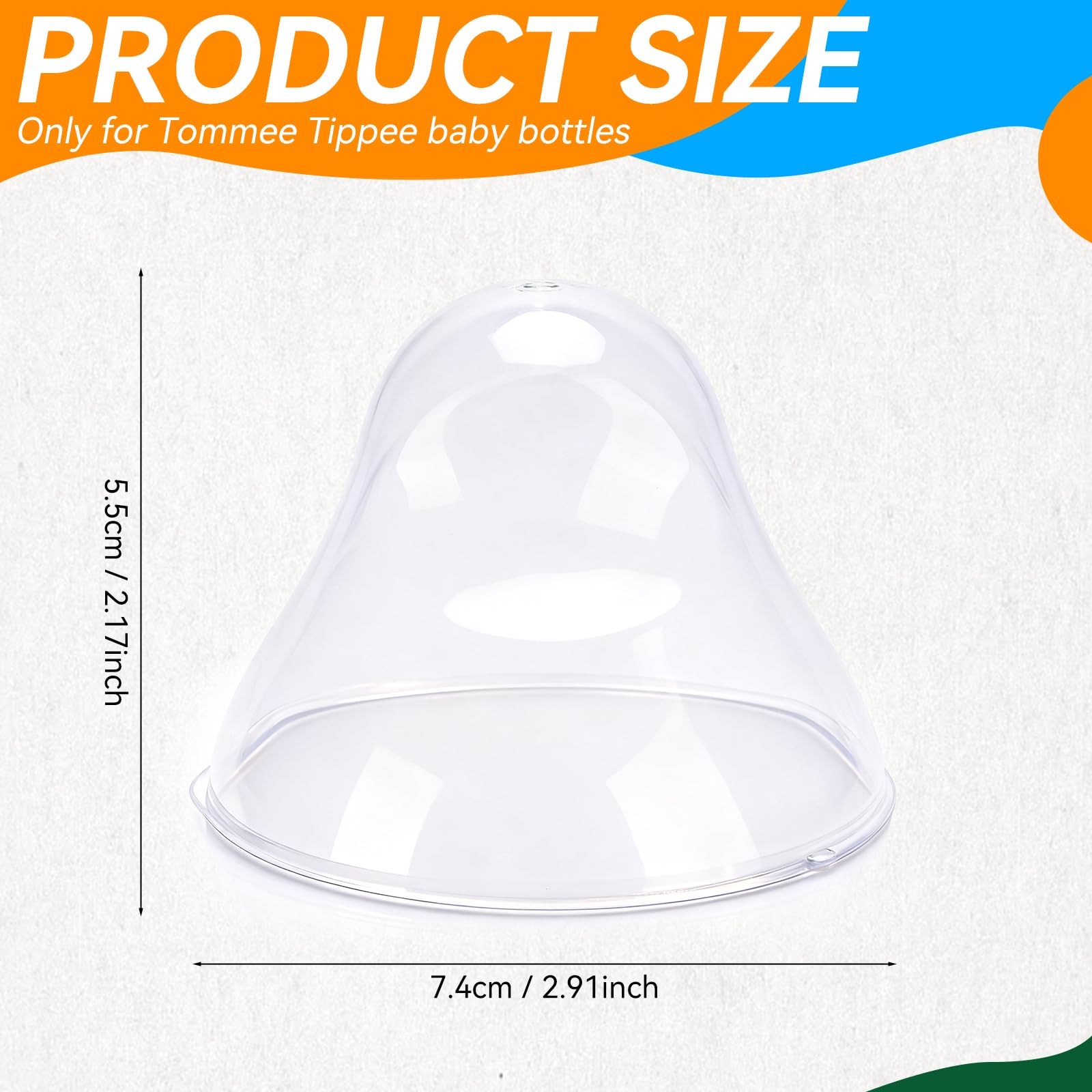 Dotshnk leakproof cap ensures mess-free feeds on the go.