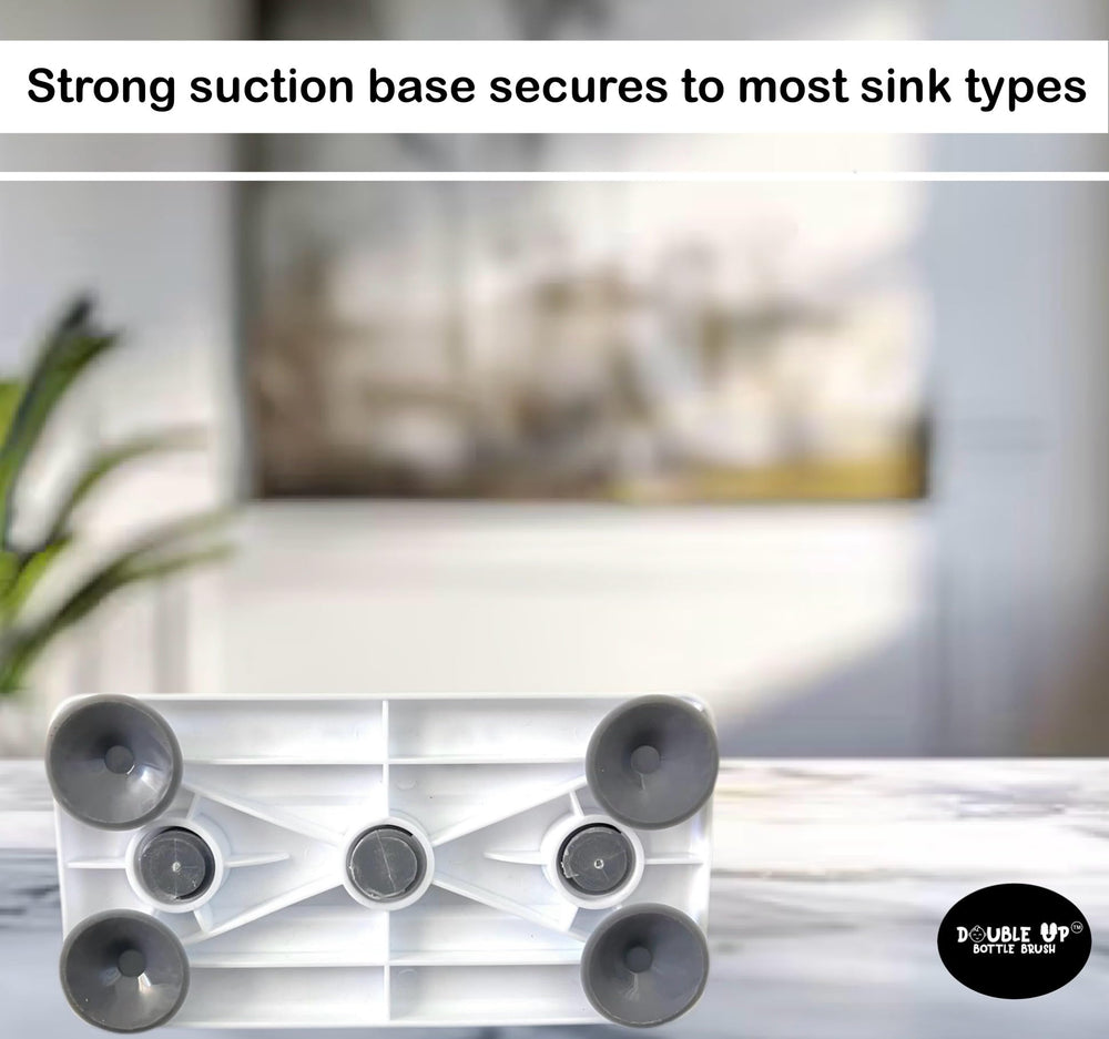 Double Up high-density bristles provide durable scrubbing with shape conformity