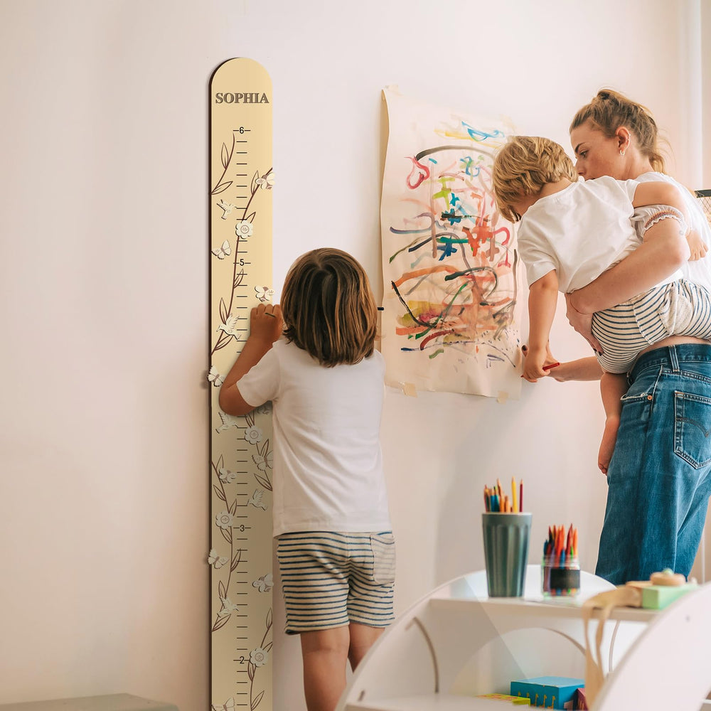 DoubleFill growth chart easy installation with baseboard alignment.
