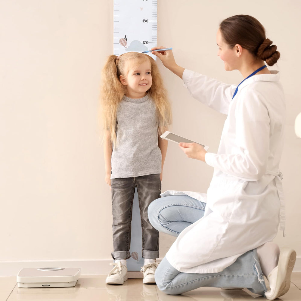 DoubleFill nursery decor growth chart doubles as memory-keeping keepsake.