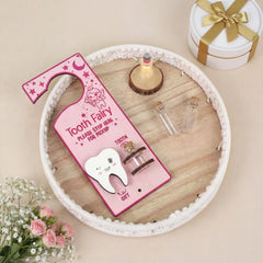 DoubleFill tooth fairy door hanger—charming design for a magical bedtime ritual