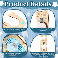 DoubleFill glass bottle blue with cork for a keepsake memory