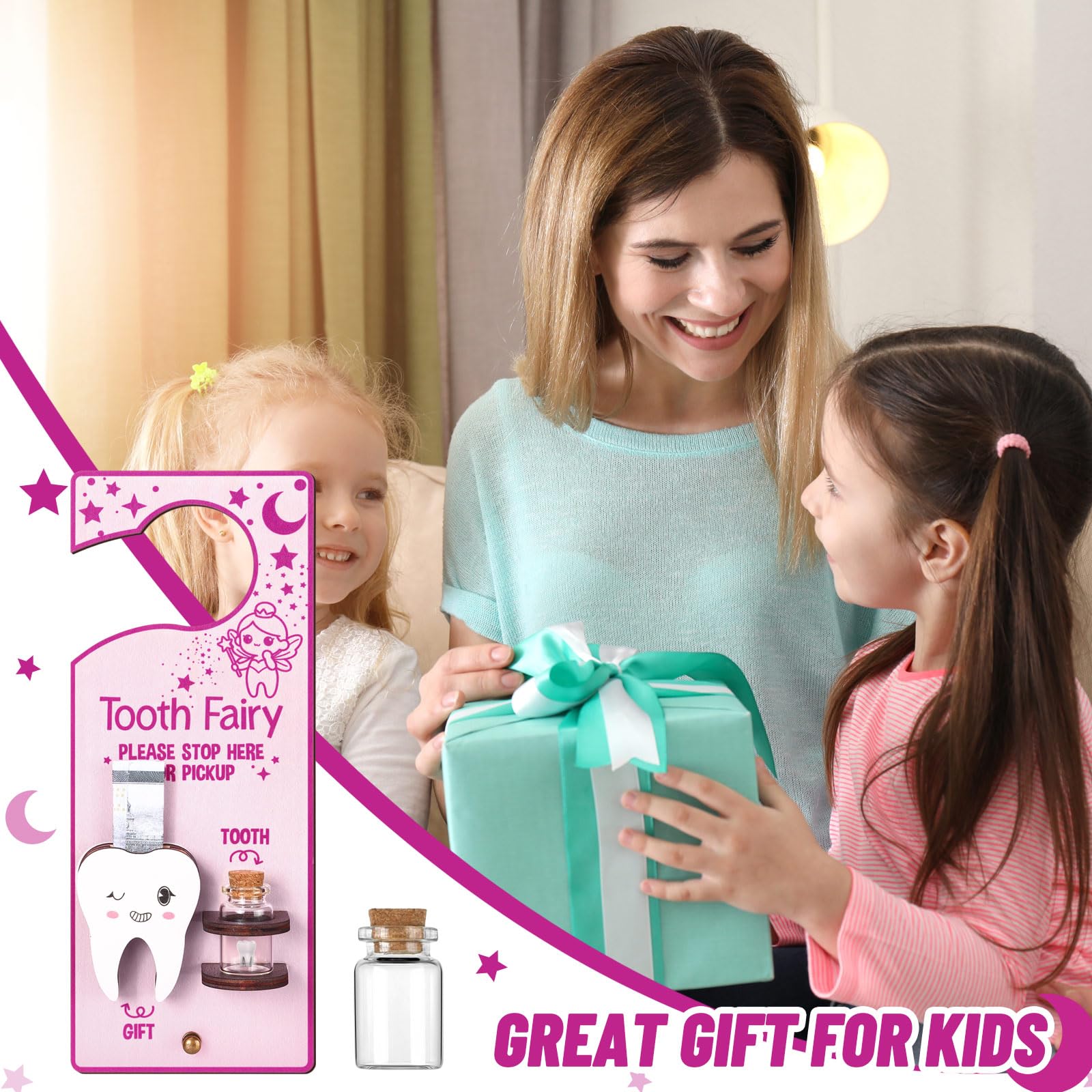 DoubleFill tooth fairy design—cute fairy and tooth motifs for kids
