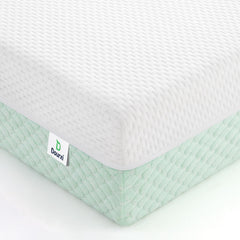 Dourxi crib mattress dual firmness side supports infants and provides toddler comfort