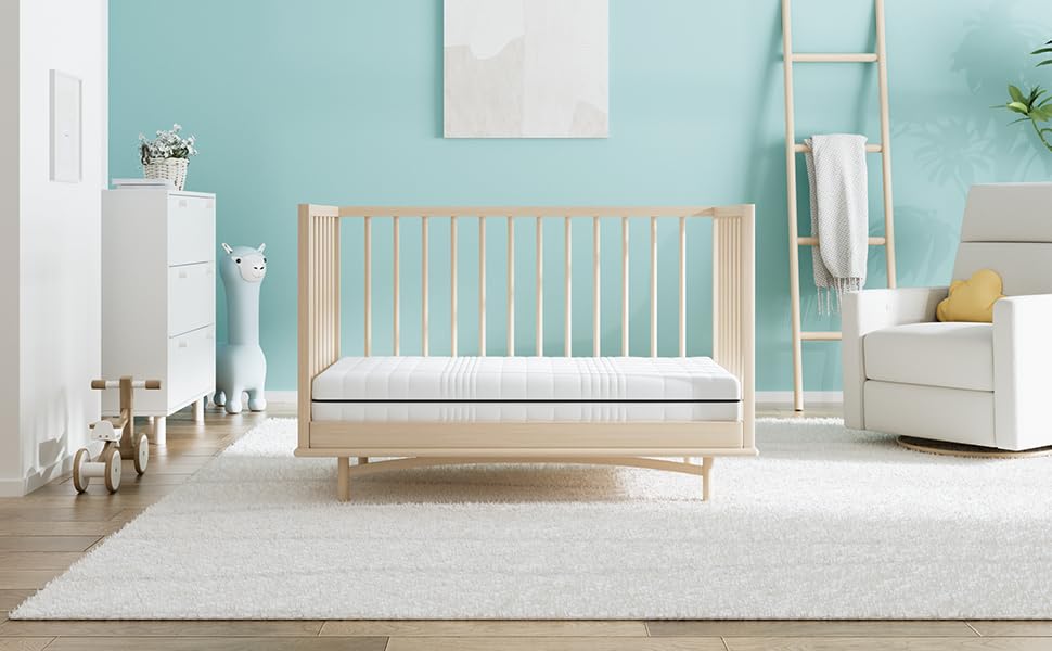 Dourxi infant-side firm foam supports healthy spinal alignment during naps