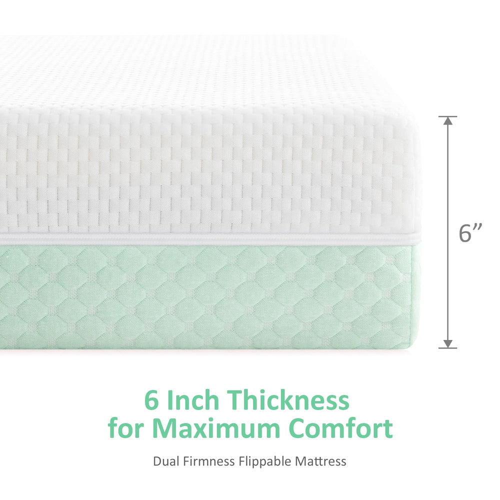 Dourxi crib mattress triple-layer breathable design promotes airflow and cool sleep