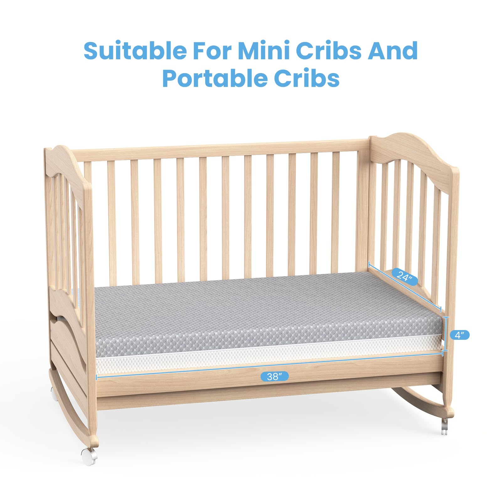 Dourxi high-density-foam side promotes newborn support.