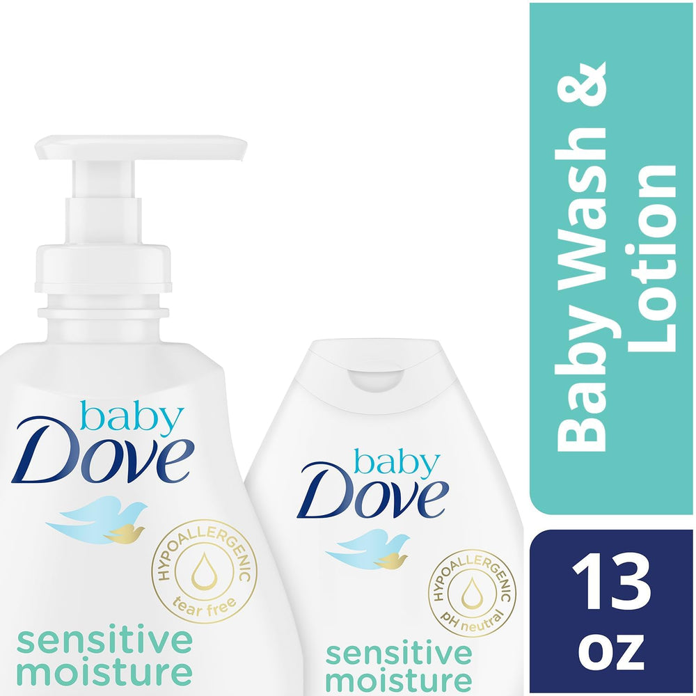 Dove Baby Care Collection—sensitive-skin essentials in a fragrance-free, gentle routine.