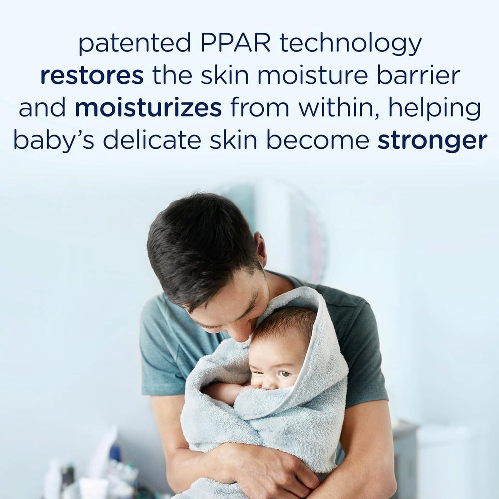Dove Baby Dyes and Fragrances Free claim signals clean, irritant-free ingredients.