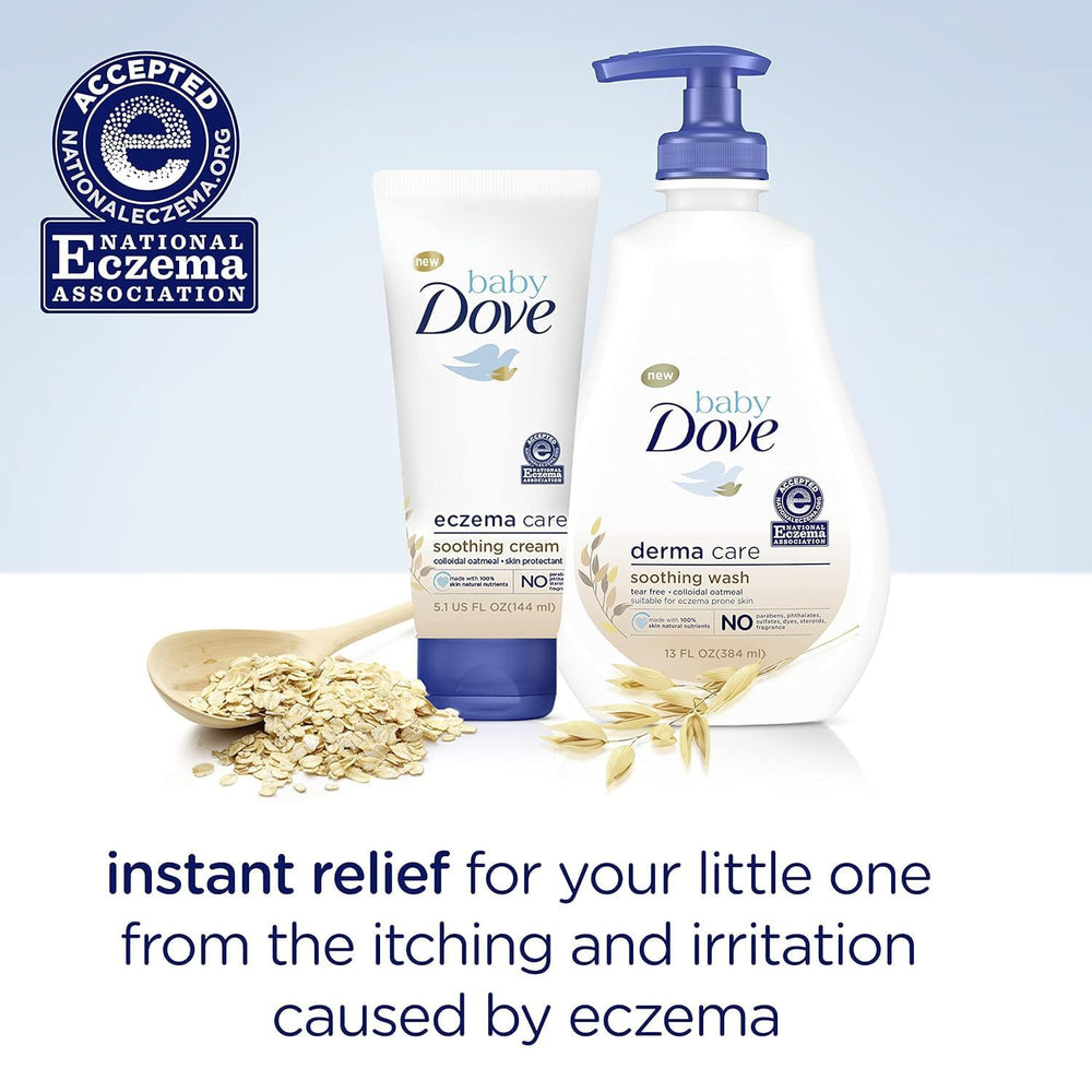 Dove Baby Fragrance Free Packaging emphasizes gentle, fragrance-free care for delicate skin.