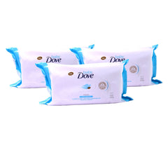 Dove Baby Wipes Rich Moisture pack3 cleanse and moisturize baby's delicate skin on the go.