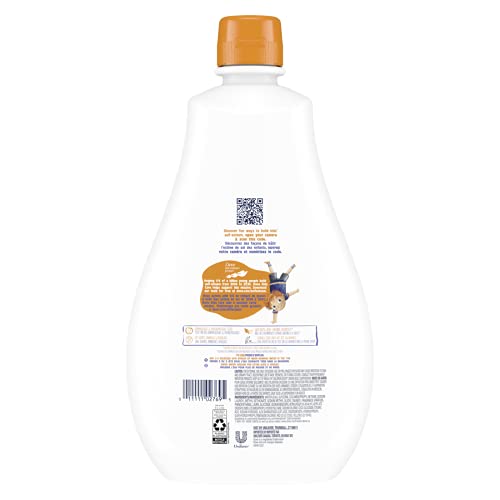 Dove Kids Care Bubble Bath Coconut Cookie bubble foam creates playful mountain of bubbles