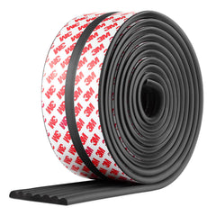 Dovesail edge protector on table corner with strong adhesive and child-safe padding