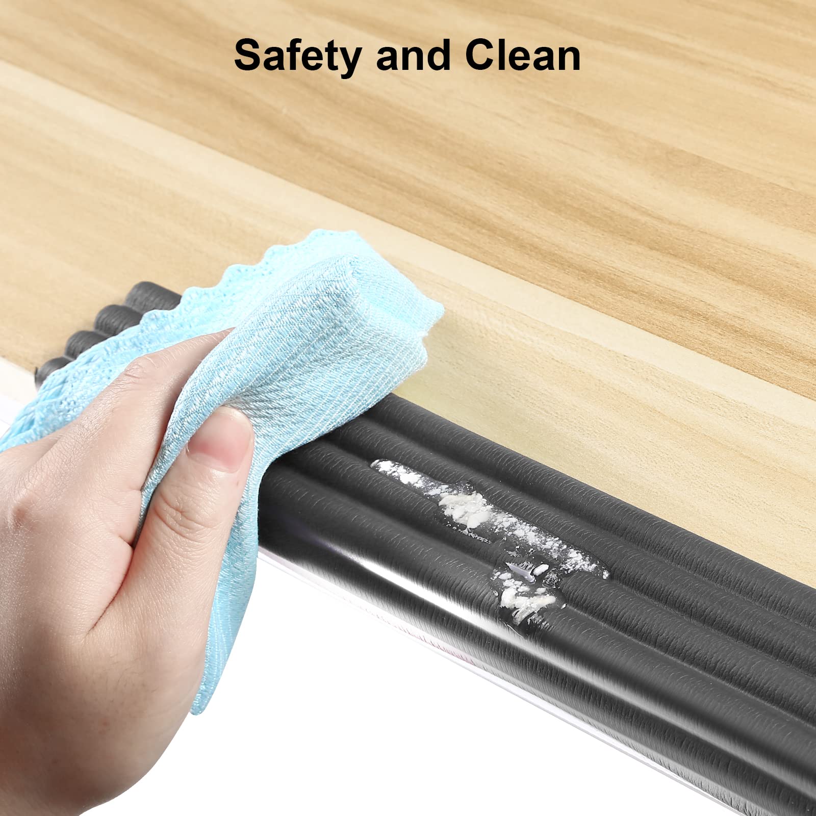 Dovesail edge protector installed on a bed frame softens nightly contact