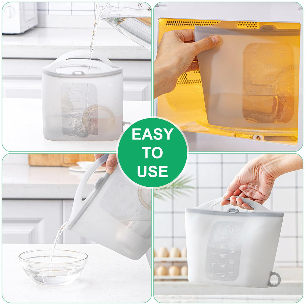 DOYOQI breast pump parts inside the silicone bag for easy cleaning