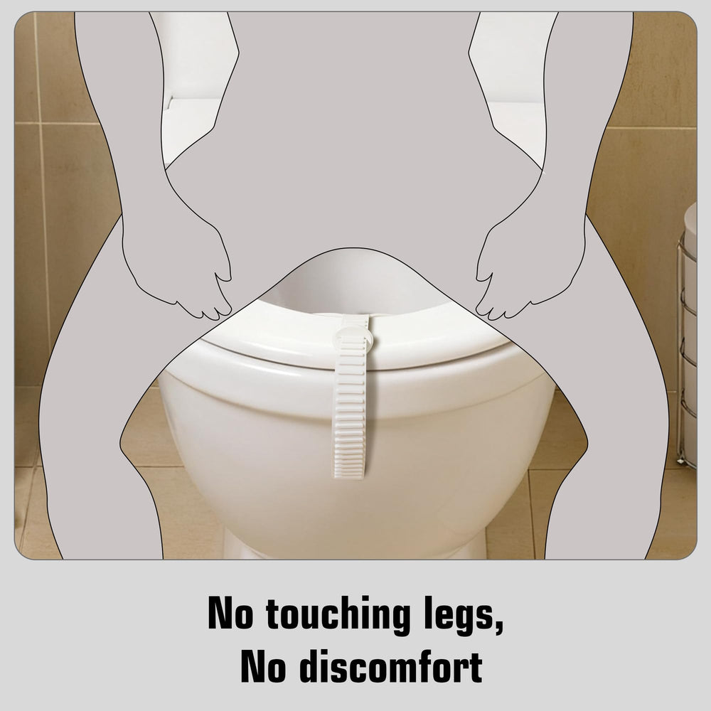 Doytn Toilet Pee Splash Guard easy no-tools setup saves time.