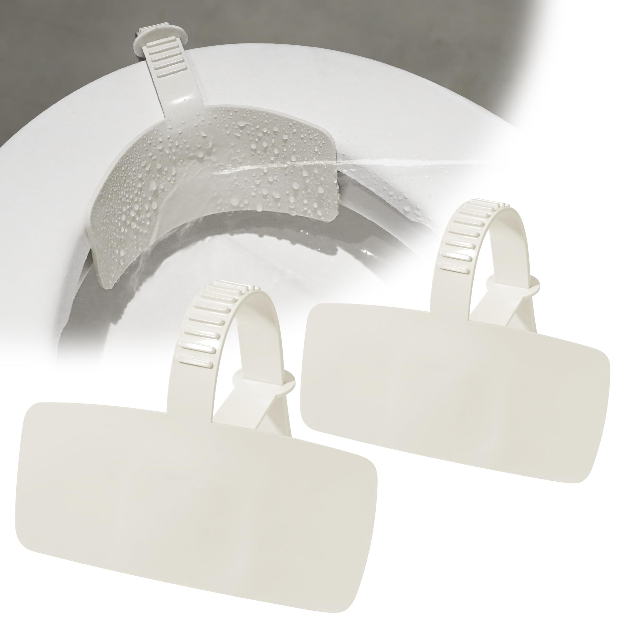 Doytn Toilet Pee Splash Guard front view showing full coverage for splash protection.