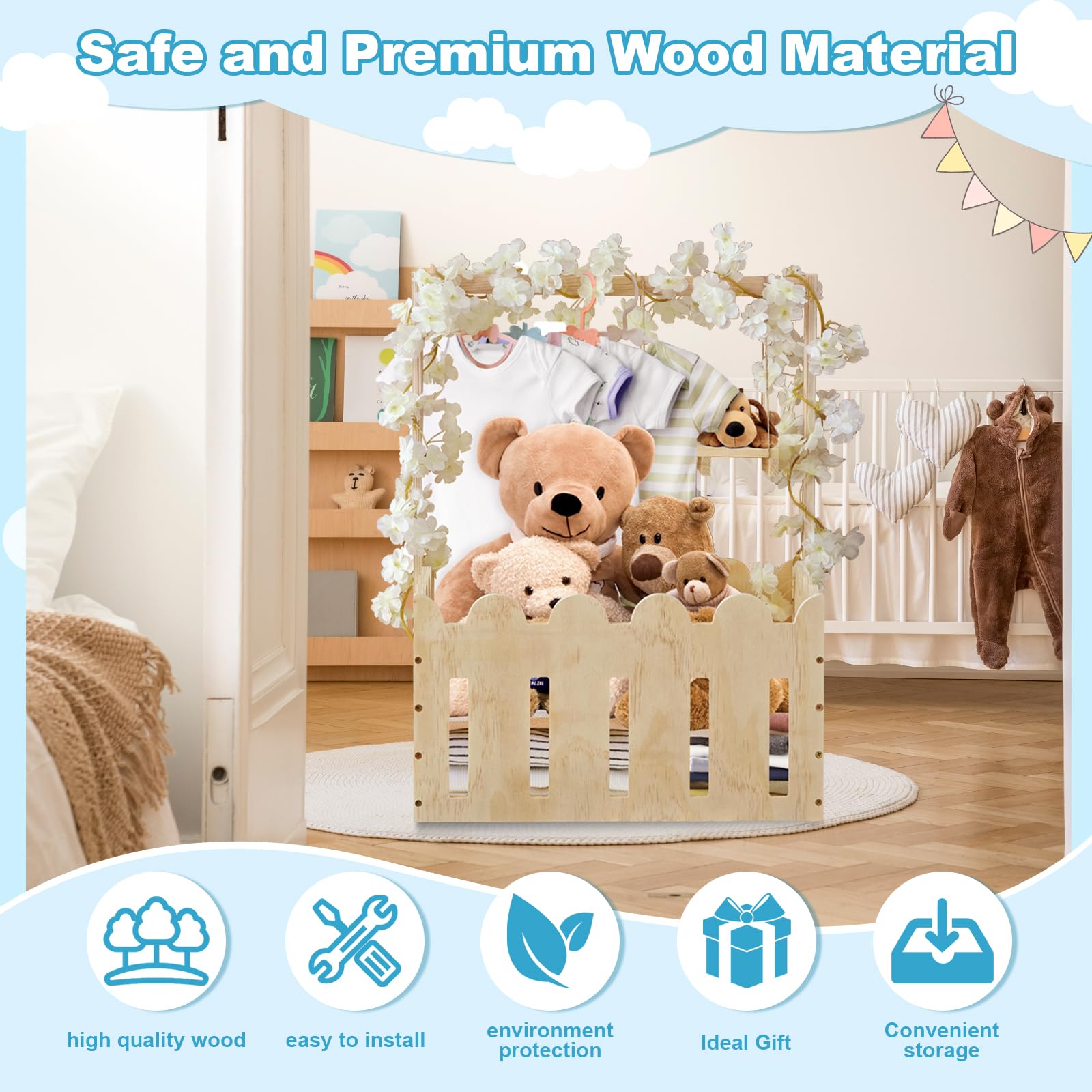 DPDPPL Large Display Space perfect for gifts, blankets, and toys