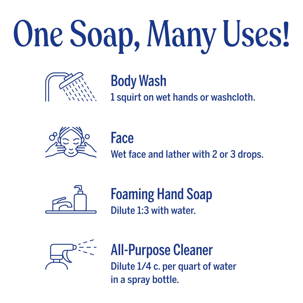 Dr. Bronner's vegan non-GMO label highlighted for planet-conscious users