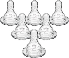 Dr. Brown's 2 Natural Flow Level 2 nipple packaging highlights BPA-free safety