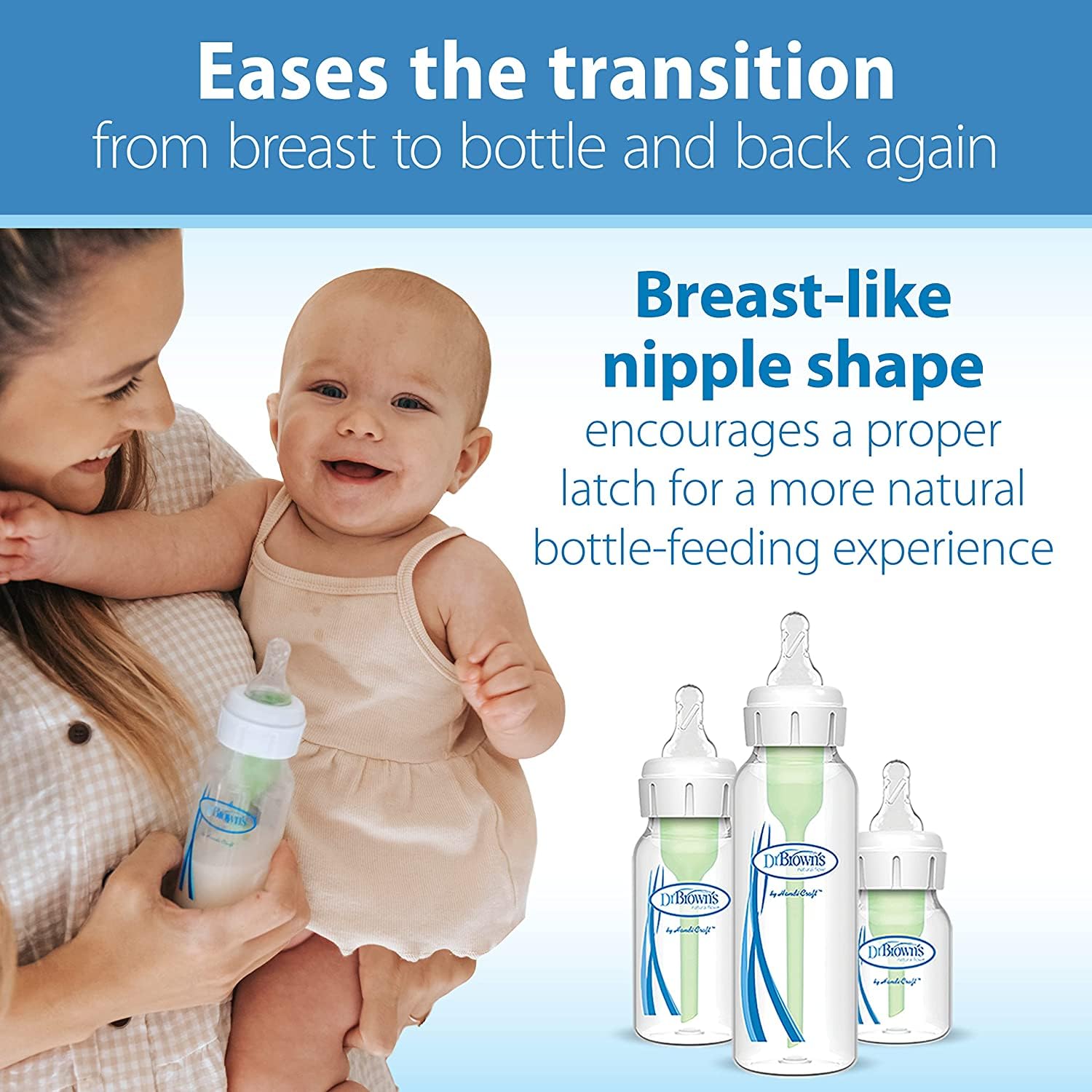Vent-system closeup on Dr. Brown's nipple highlights anti-air design