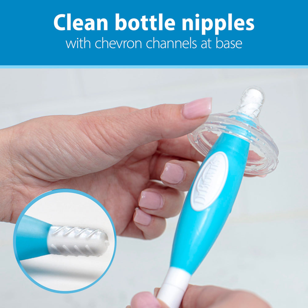 Dr. Brown's 4oz glass bottle perfect for newborns and early bottle feeding.