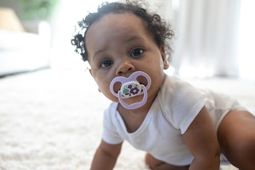 Dr. Brown's Advantage Glow pacifier helps night soothing with glow visibility.
