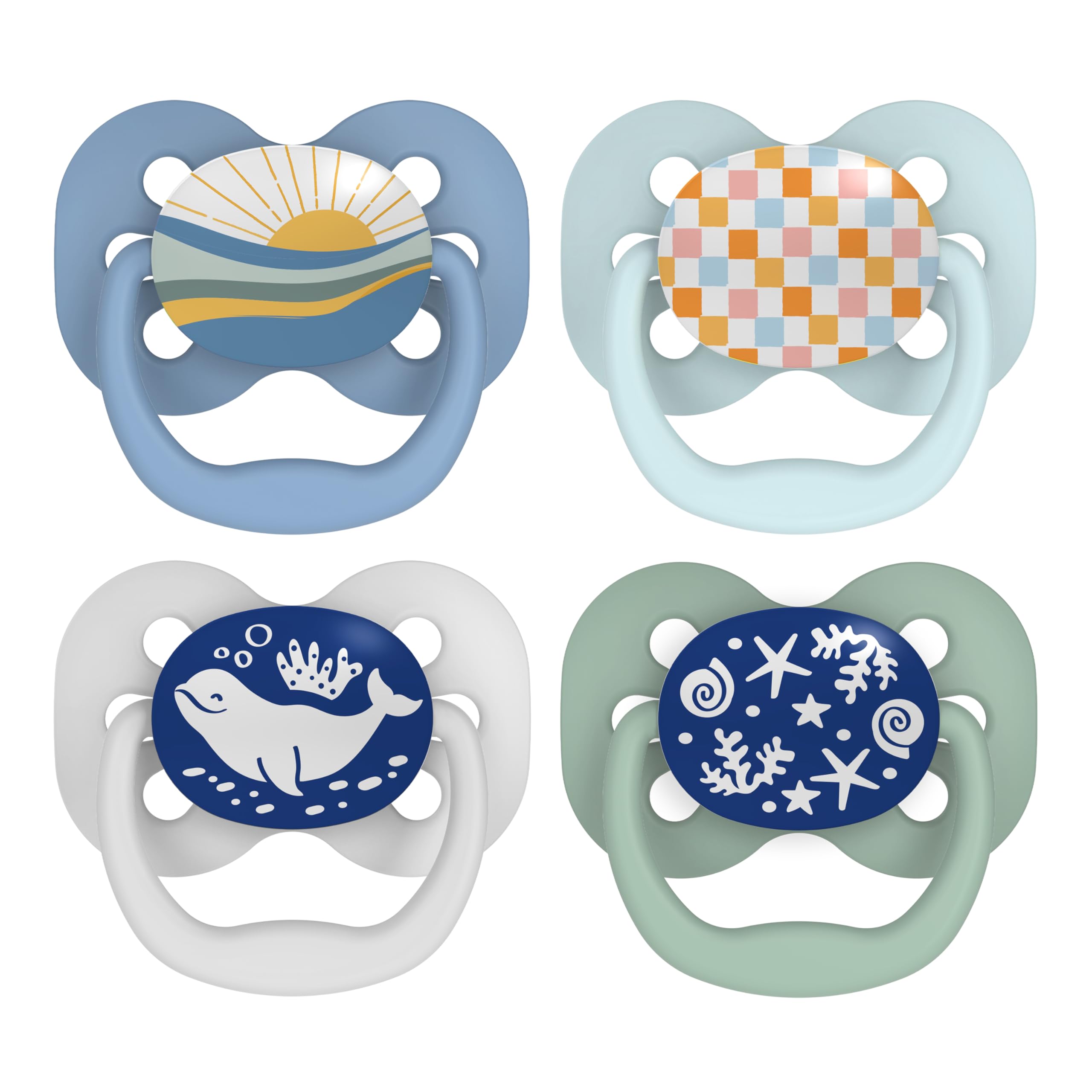 Dr. Brown's Advantage reversible pacifier, easy acceptance for baby during soothing sessions.
