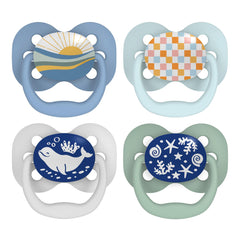 Dr. Brown's Advantage reversible pacifier, easy acceptance for baby during soothing sessions.