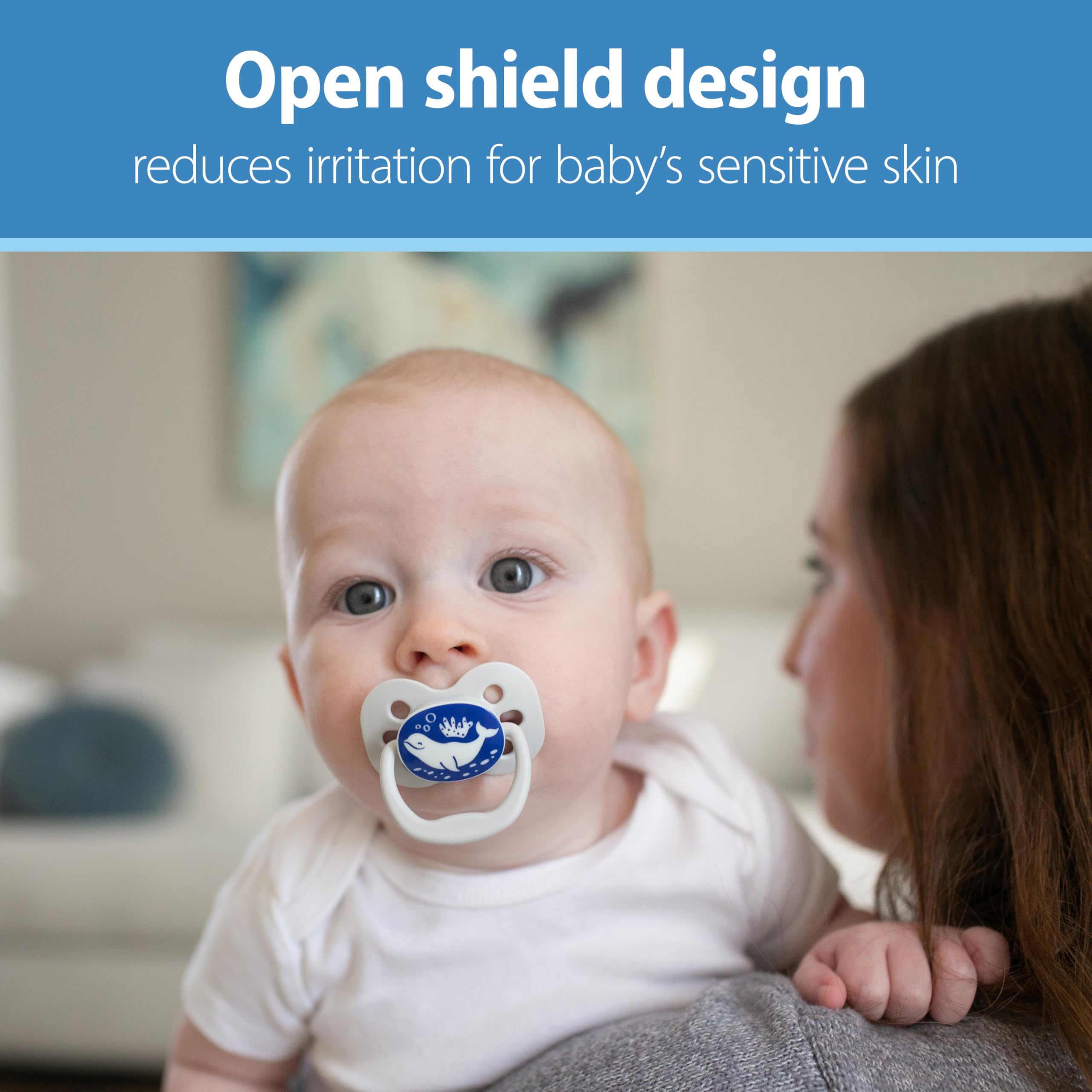 Dr. Brown's Advantage 6-18m stage offers a slightly larger version as baby grows.