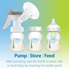 Dr. Brown's Anti-Colic Options+ wide-neck bottle with Level 1 nipple