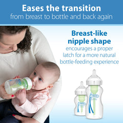 Dr. Brown’s anti-colic vent system diagram shows reduced spit-up and easier digestion.