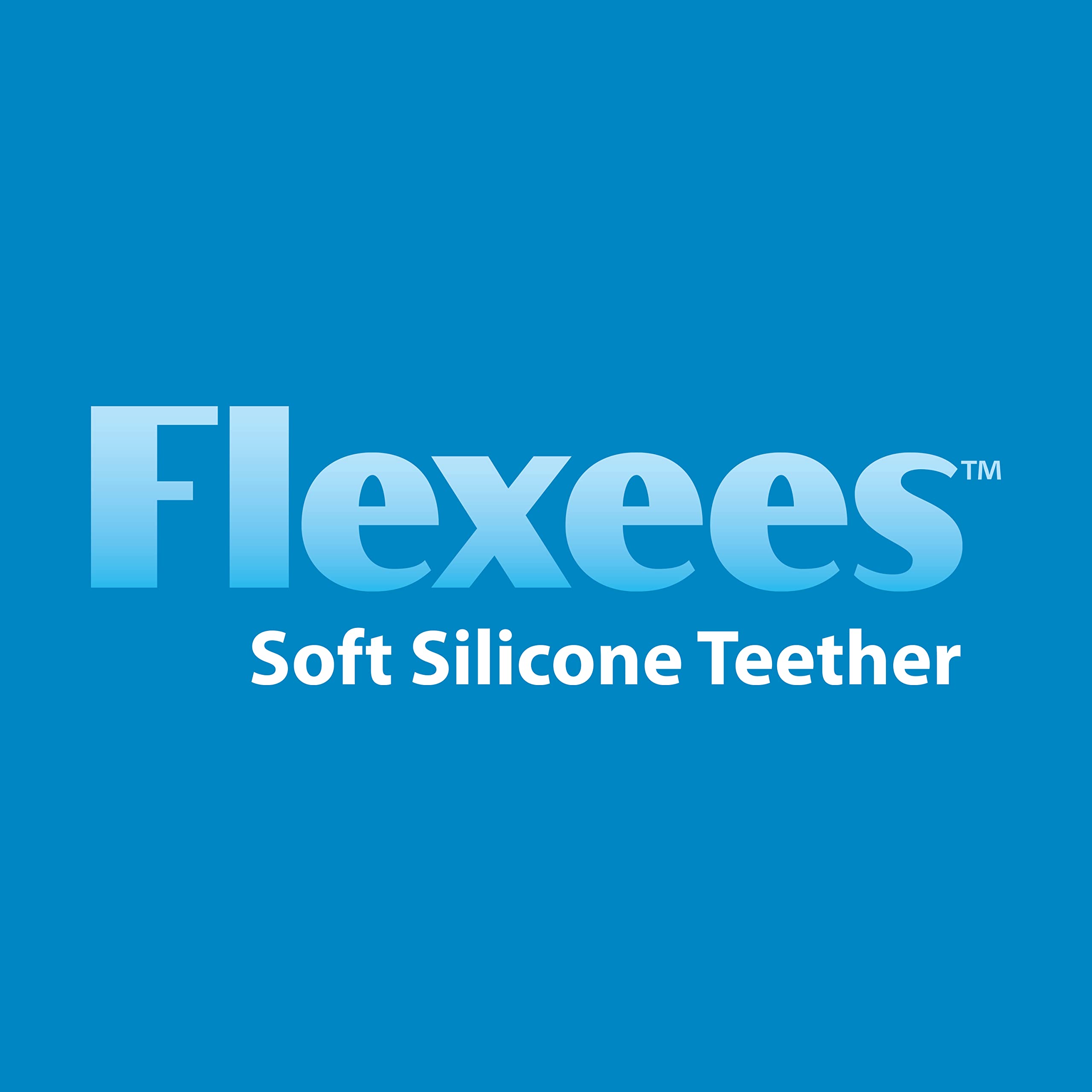 Dr. Brown's Flexees Bunny Teether gray dishwasher-safe design for easy cleaning.