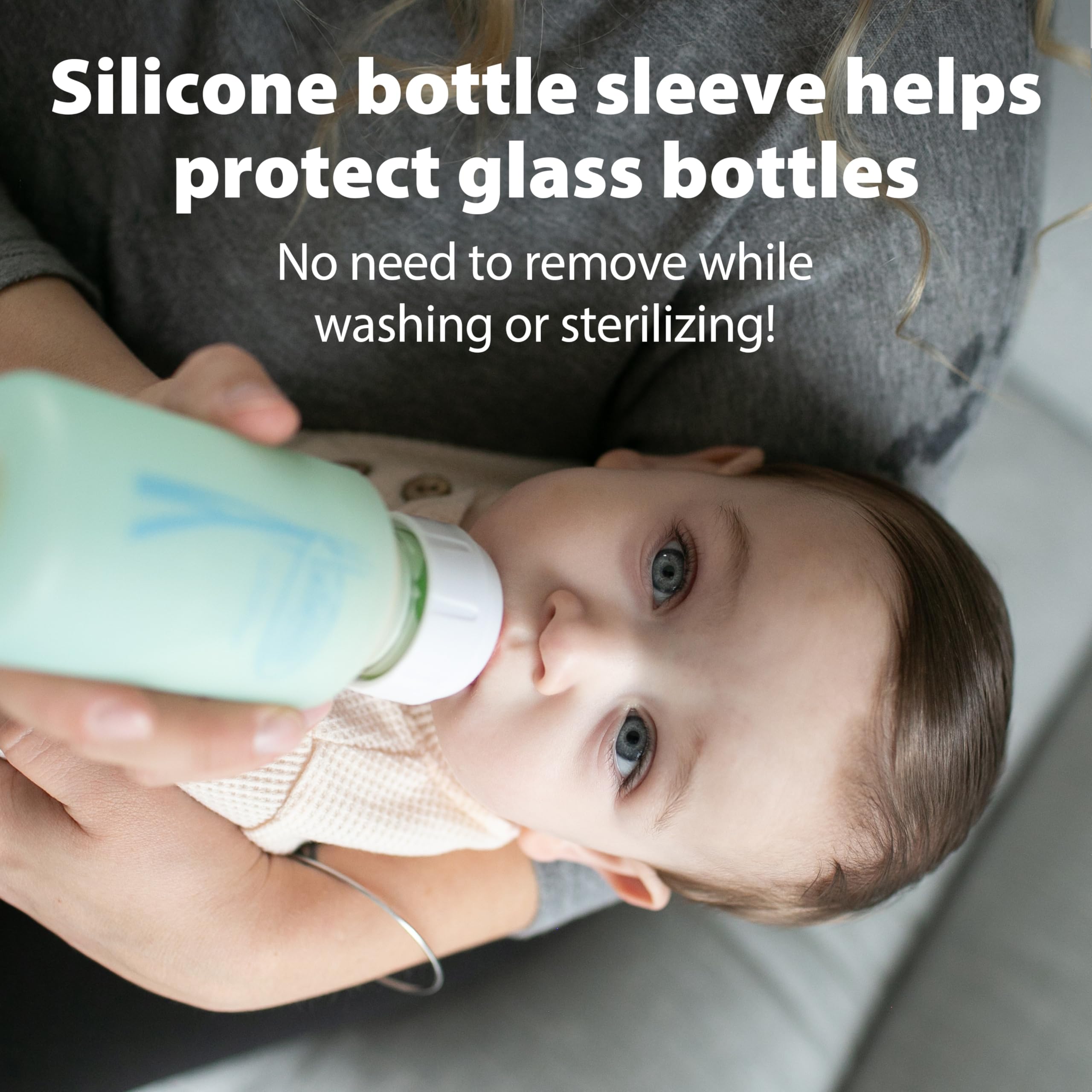 Dr. Brown's glass bottle on top rack dishwasher-safe scenario