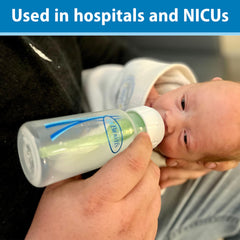 Dr. Brown's Level T nipple provides a consistent flow for newborns.