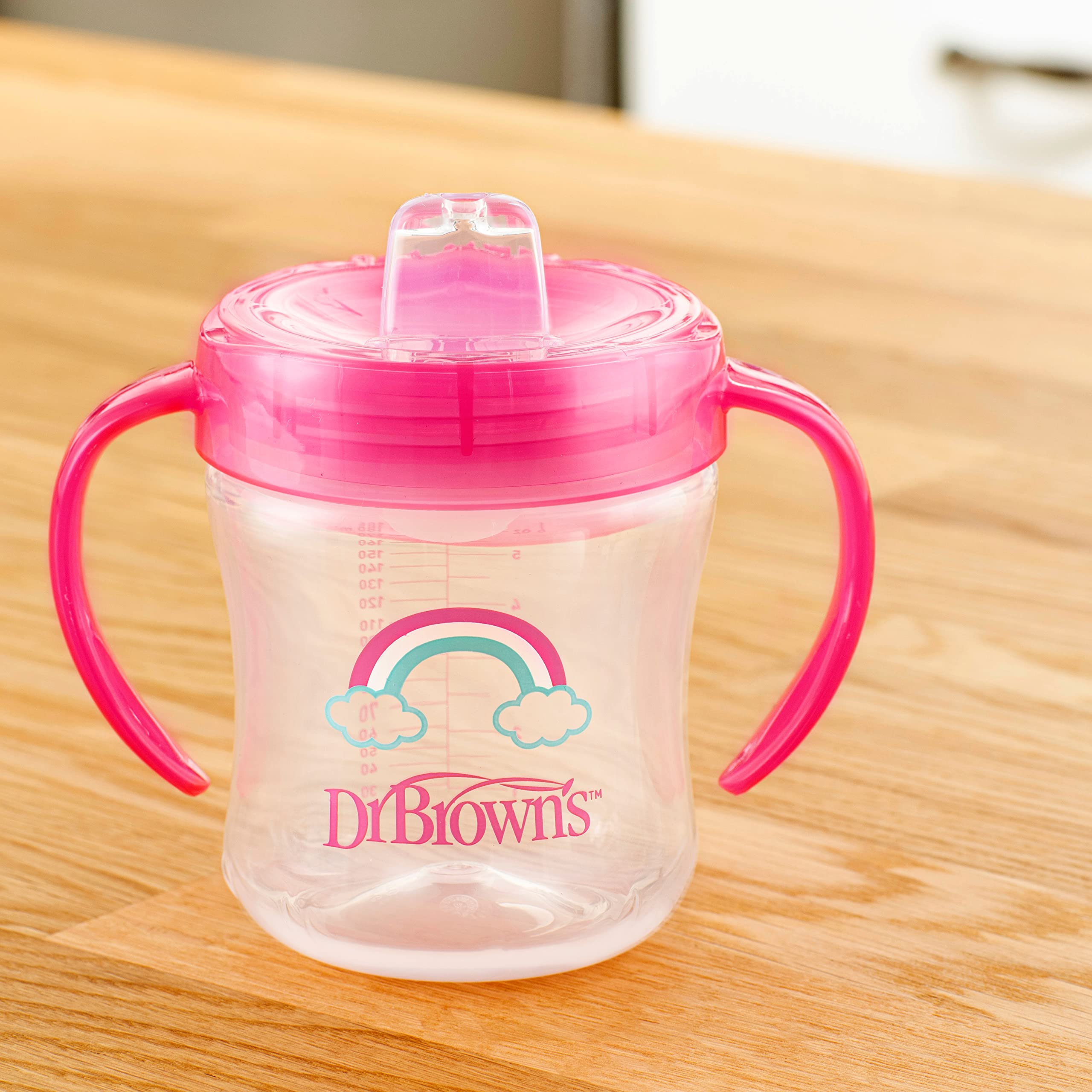 Dr. Brown's Milestones sippy cup one-piece valve for quick assembly