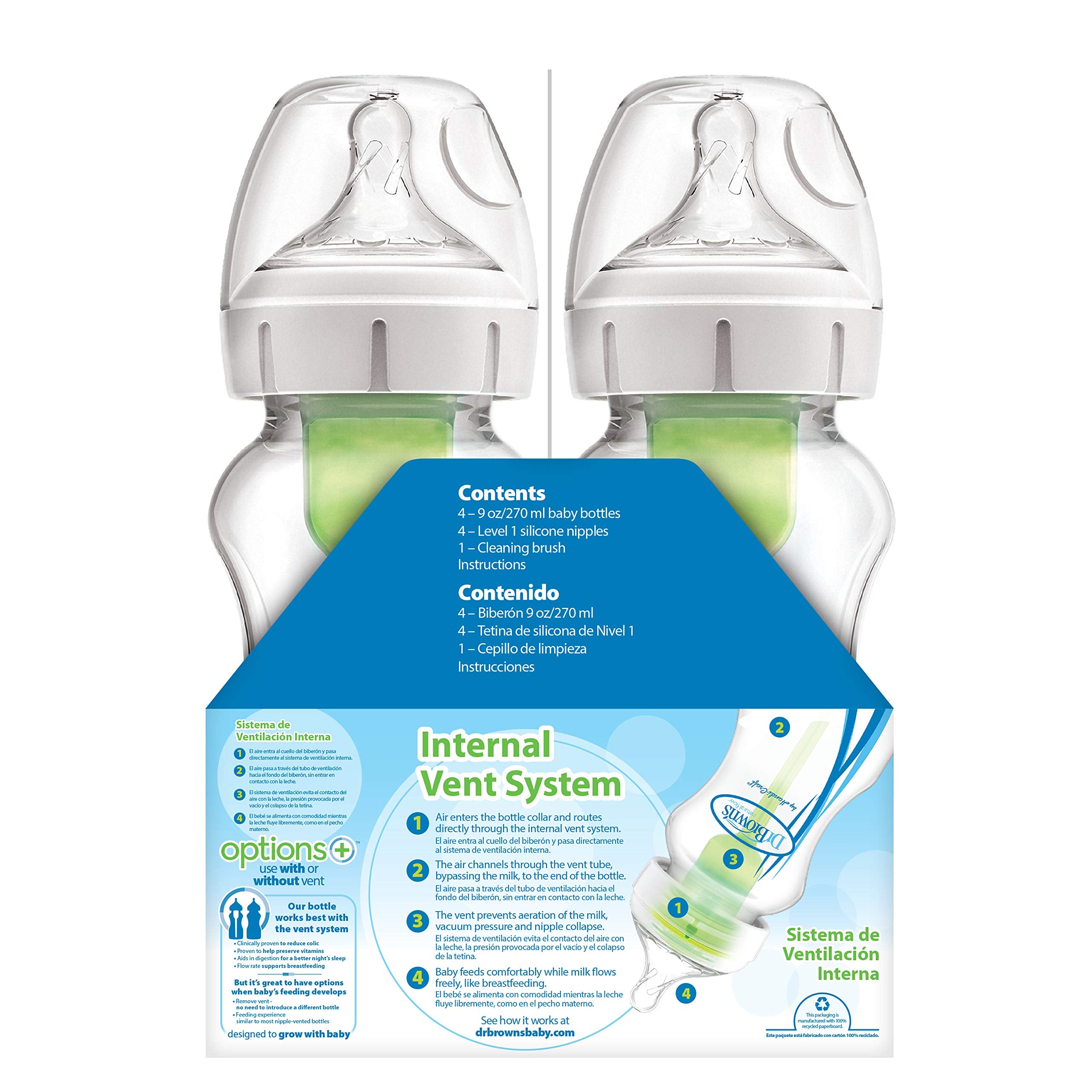 Dr. Brown's gift set displayed for day and night routines