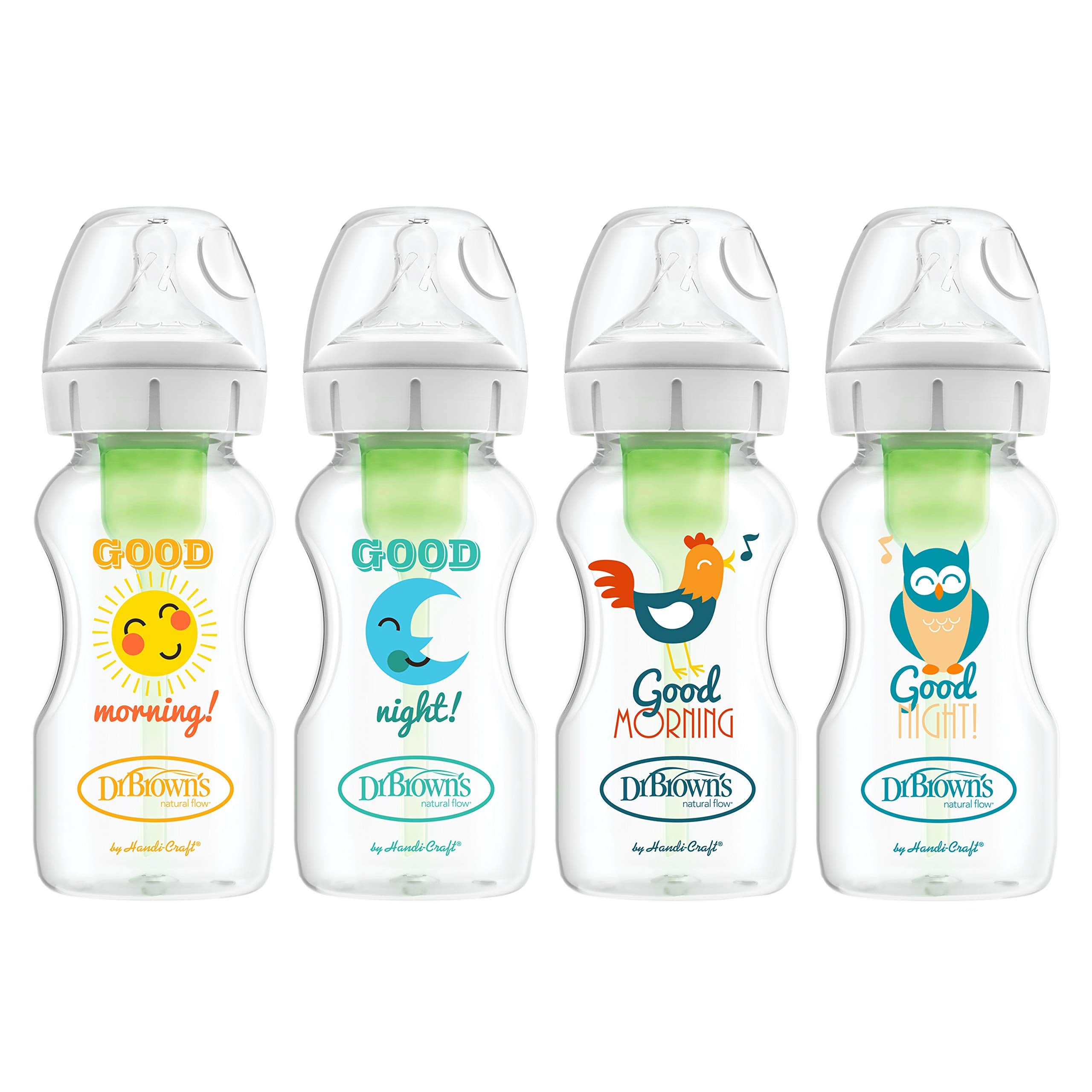 Dr. Brown's vent system closeup shows anti-colic feature for less spit-up