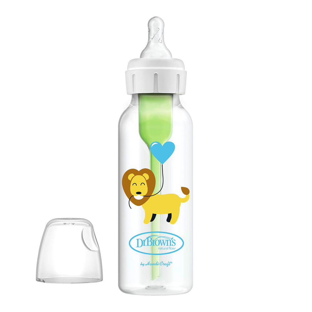 Six-pack packaging of Dr. Brown's bottles demonstrates practical value for families.