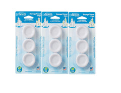 Dr. Brown's Natural Flow cap closeup shows a secure seal for bottles, ideal for travel and storage.