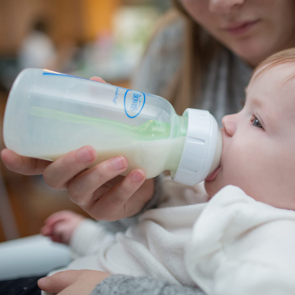 Dr. Brown's Level 2 nipple is a soft silicone tip for gentle infant feeding.