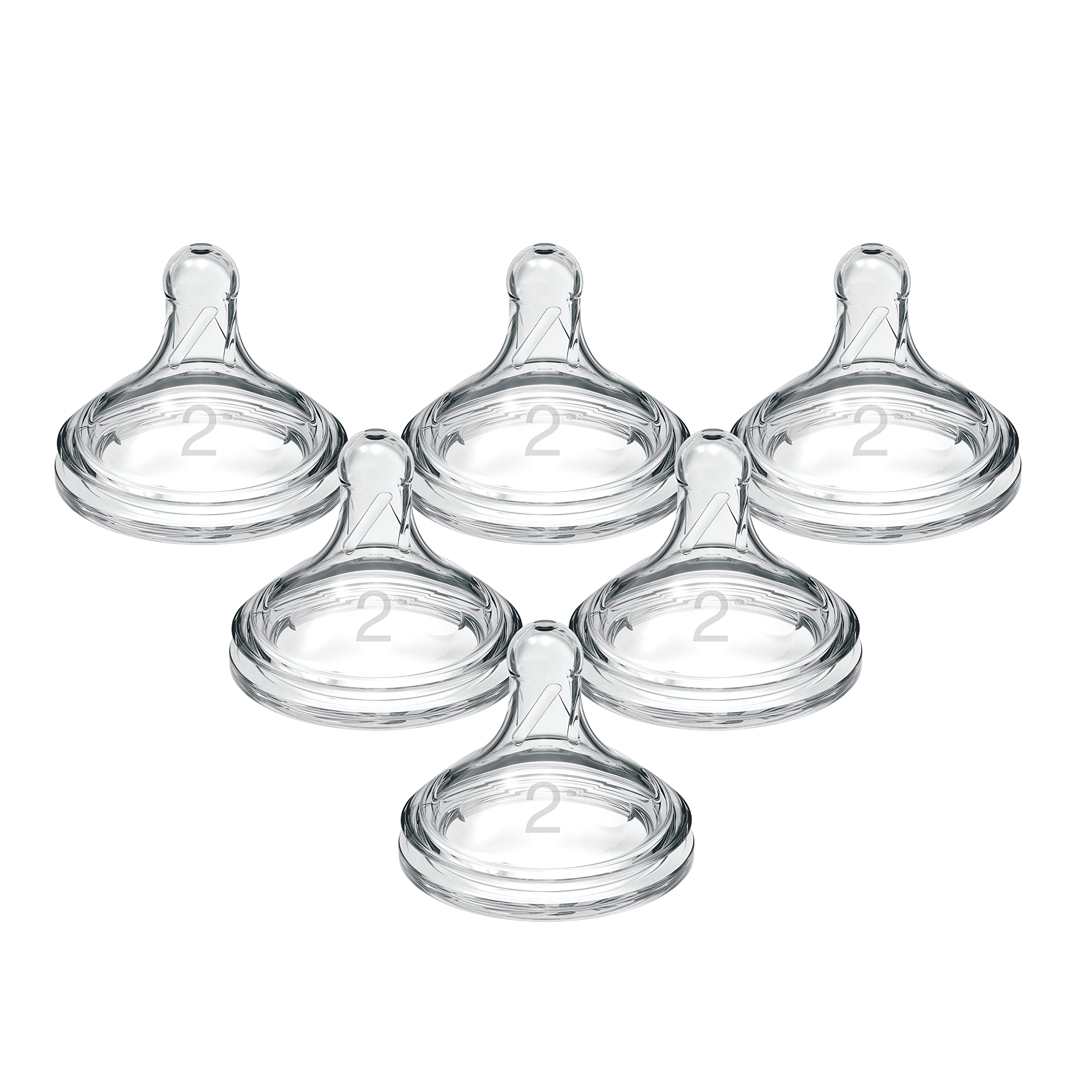 Dr. Brown's Level 2 nipple close-up in soft silicone prioritizes comfortable feeding.