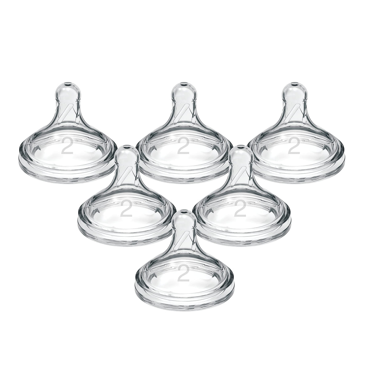 Dr. Brown's Level 2 nipple close-up in soft silicone prioritizes comfortable feeding.